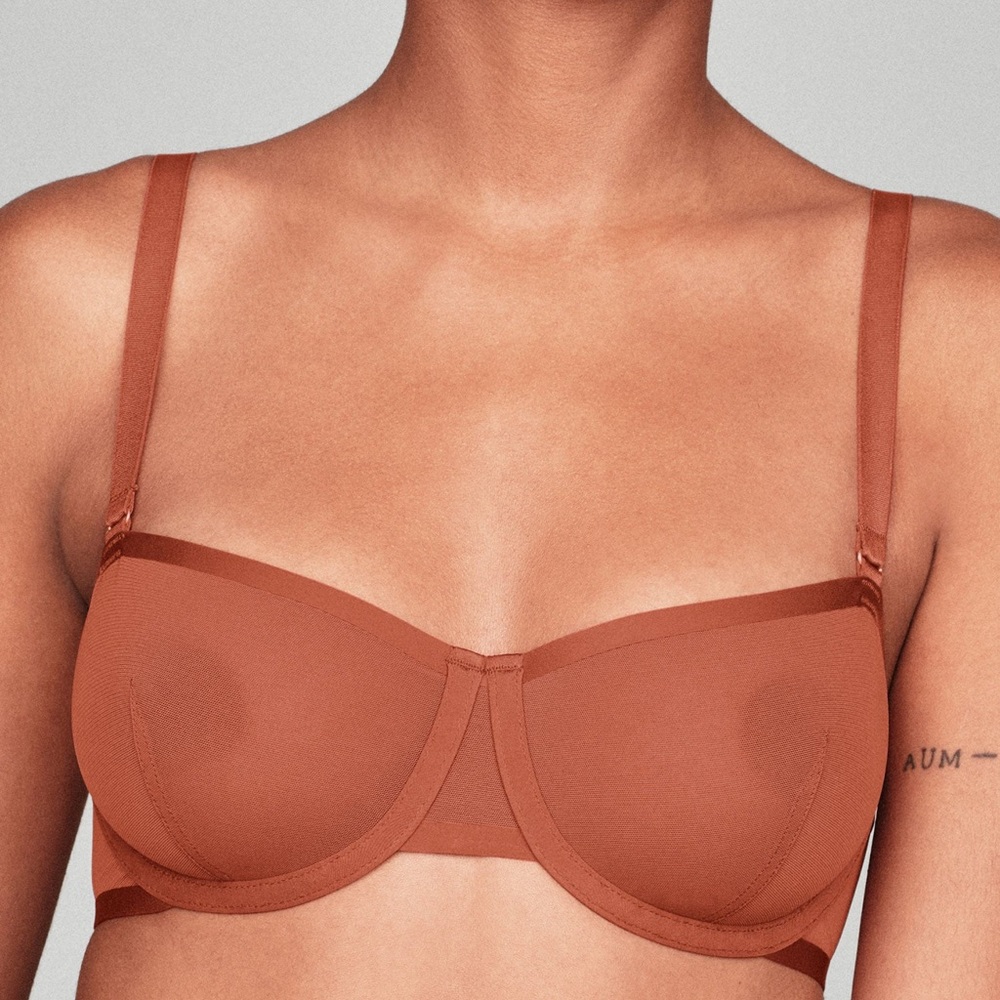 NWT Cuup The Balconette bra 32C in Clay